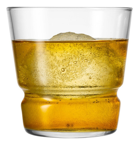 Brera Juego De 6 Vasos De Vidrio De 350 Ml. Color Transparente