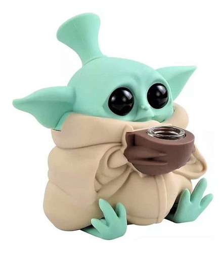 Grogu Baby Yoda Star Wars Mandalorian Bong Pipa Lavable