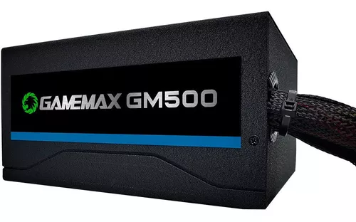 Fonte 500w Gamemax Gm500 80 Plus Bronze Pfc Ativo Sem Caixa