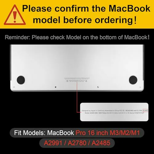 Funda M3 Macbook Pro 16 *******, Teclado, Trackpad, 2 Otg,