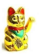 Gato De La Fortuna Japones Maneki Neko Chino 2 Unidades 