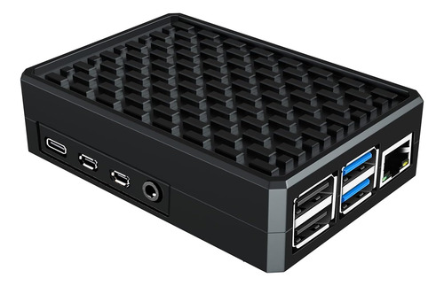 Miuzei Raspberry Pi 4 Caja De Aluminio, Raspberry Pi 4 Model