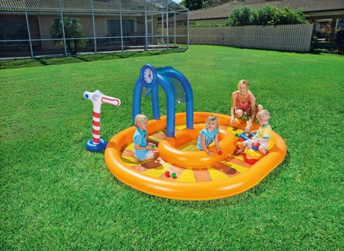 Imagen 3 de 3 de Pileta Inflable Playcenter Pelotero Tren Accesorios Bestway