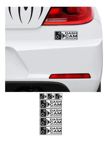 Dash Cam Kit De Stickers Para Autos Advertencia Disuasión 14