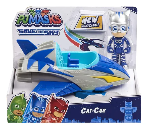 Pj Masks Héroes En Pijamas Catboy Móvil Carro Con Figura