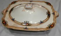 Comprar Antigua Sopera Inglesa Windsor Ivory Con Averias 30x20cm Blanco