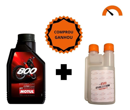 Oleo Motul 800 + Brinde Dosador + Frete Gratis 