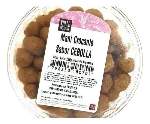 Mani Crocante Sabor Cebolla 250gr