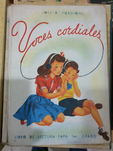 Libro De Lectura Para 3er.grado   Voces Cordiales   De 1958