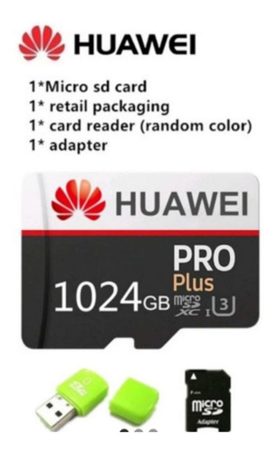 Cartão Memória Huawei Pro Plus 1000gb