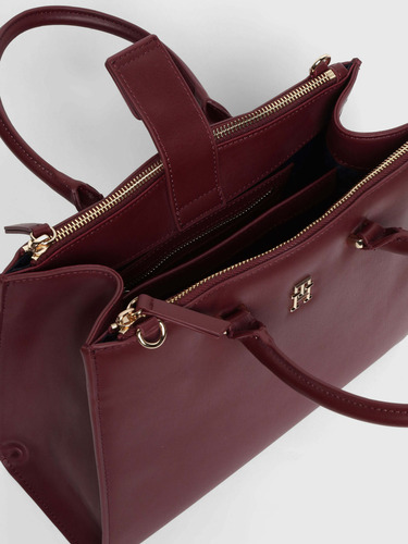 Bolso De Mujer Tommy Hilfiger Con Insignia Del Monograma