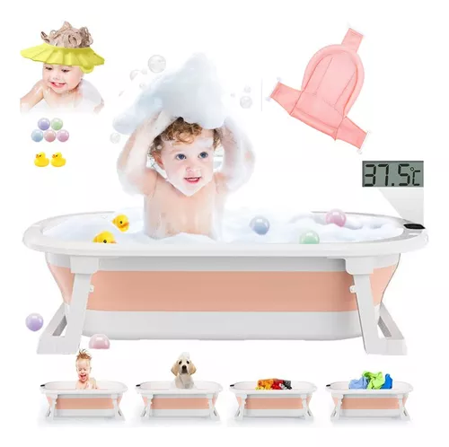 Alfombra bañera bebé con sensor de temperatura