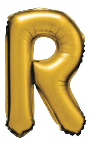 Balão Metalizado Números Letras 70 Cm Dourado Prata Rose Cor R dourado
