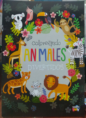 Coloreando Animales Divertidos School Fun Nvo *