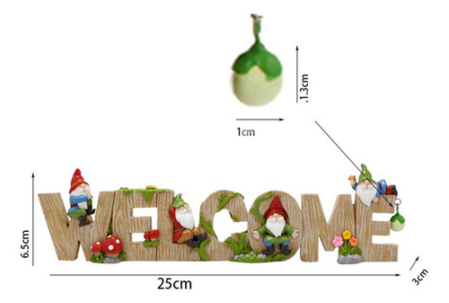 Dwarf Welcome Garden Outdoor Balcony Welcome Decoration Cu