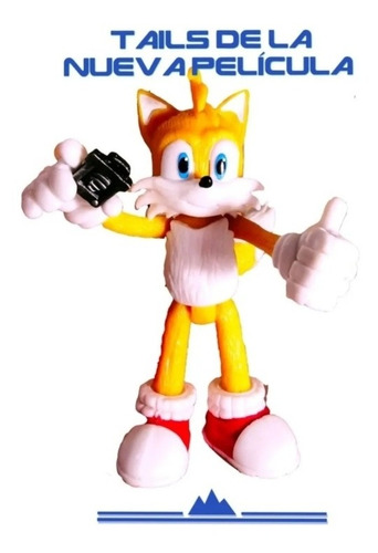Figura Juguete Tails De Luz Con Accesorios Amigo De Sonic
