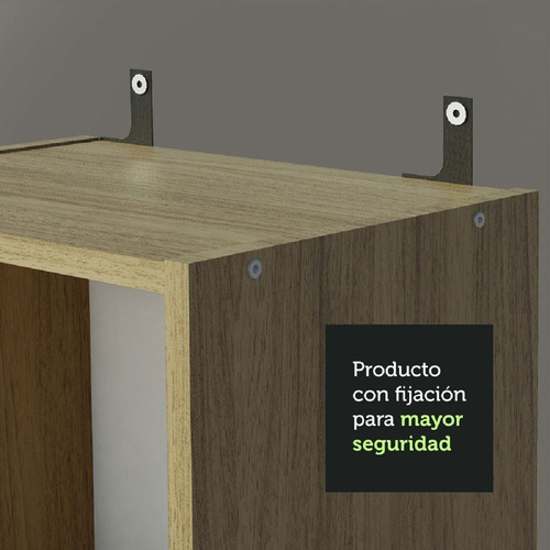 Imagen 8 de 10 de Mueble Estante Librero Madesa 6906 Con 6 Niveles