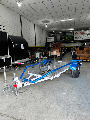 Carretinha Basculante Articulada Para Transportar Moto