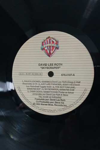 Lp David Lee Roth - Skyscraper Standard (Usado)