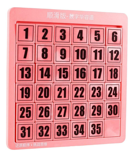 Fs Quebra-cabeça De Lógica, Quebra-cabeça Rosa 35 Cubos