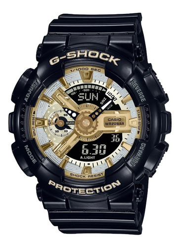 Reloj Casio Black Gma-s110gb-1a Original Para Dama E-watch