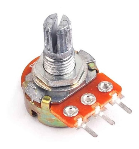Potenciometro Lineal 100k Wh148 Con Perilla X 5 Unidades