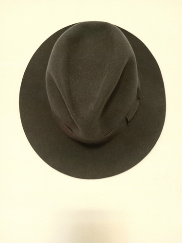 Sombrero De Pana Origen Berlín Nuevo Claudio López Músico Gris Oscuro Xl Lisa (Usado)