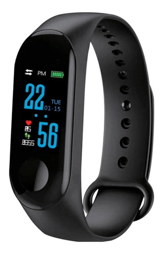 Smartband Soul Slim 100 Malla Silicona Color Negro