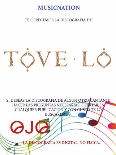 Tove Lo (discografia) (Usado)