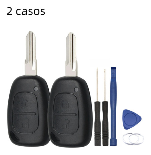 Carcasa Llave Renault Clio Nissan Platina 2 Botones 2 Case