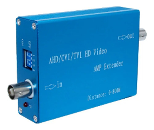 Amplificador De Vídeo Ahd/tvi/cvi/cvbs 1080p Con Cable Coaxi