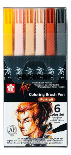 Sakura Koi Coloring Brush Pen-retrato
