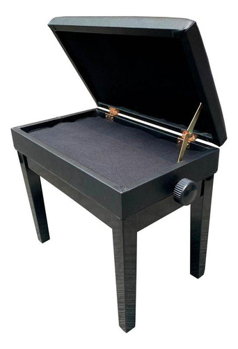 Sillín De Piano Walters Ajustable Negro