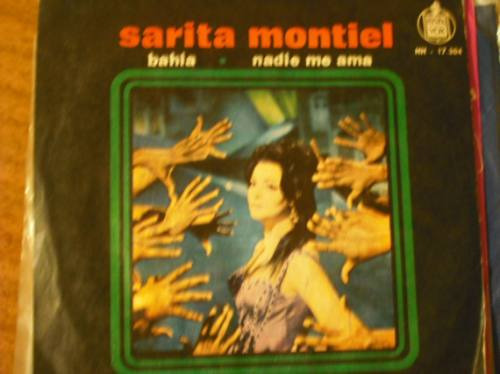 Vinilo Single Sarita Montiel - Nadie Me Ama ( I-135