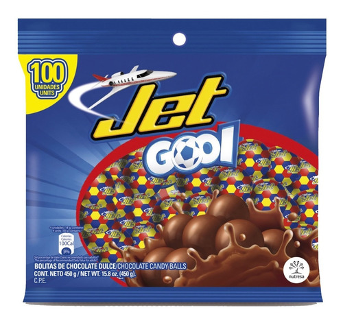 Chocolates Jet Gool X 100 Unidades
