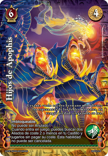 Hijos De Apophis Promo Horus 