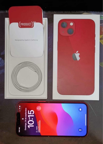 Celular iPhone 13 Red Product De 128 Gb