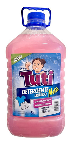 Detergente Doña Tuti 5lts Premium, Versión Económica Briks