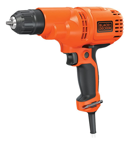 Taladro Black & Decker Dr260c 5.2-amp, 3/8 Pulgadas Color Black/Orange