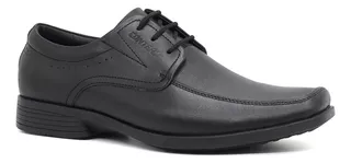 Zapato De Vestir En Cuero Conters Es-125 Negro