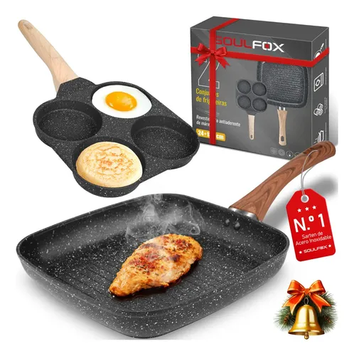 Kit de frigideiras Soul Fox 3 em 1 com caixa