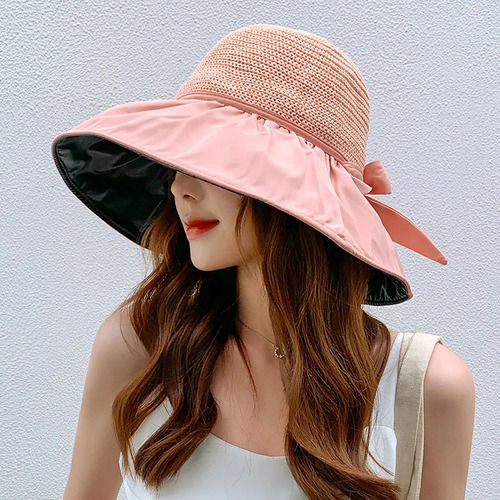 Sombrero De Ala Ancha For El Sol For Mujer, Gorra Plegable
