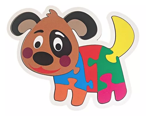 Quebra Cabeça Infantil em MDF 35 Peças Pocoyo com caixa em MDF BR_0116