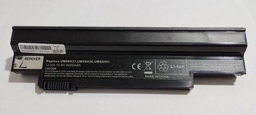 Bateria P/ Acer One 15 / 6 Cell / N° De Parte: Um09h41