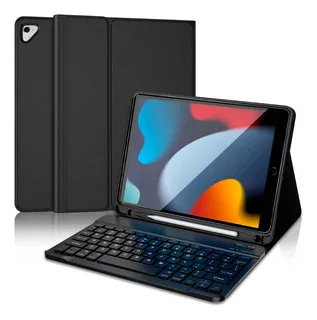 Case C/ Teclado Bluetooth @ iPad 9na Gen 10.2 Pulgadas 2022