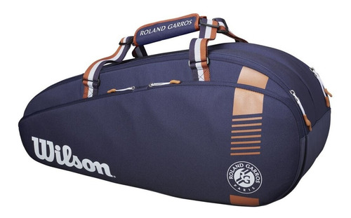 Raquetero Tenis Wilson Roland Garros Team X6 Raquetas Color NAVY CLAY