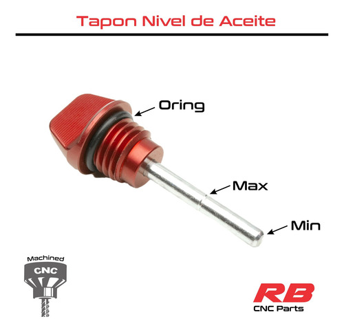 Tapon Varilla Nivel De Aceite Rb Xr Tornado / Cbx 250