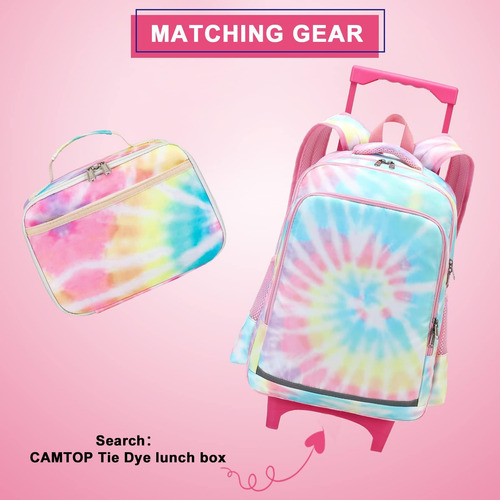 Camtop Mochila Con Ruedas De 18 Pulgadas Con Bolsa De A Con