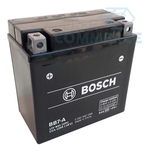 Bateria Bosch Gel Bb7a Yb7a Suzuki En125 Gn125 Gs400 Envio