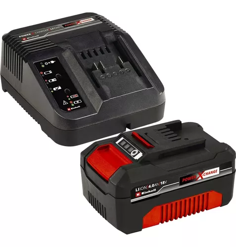 Cargador bateria PXC 18V · Batería 18V 4Ah · Einhell